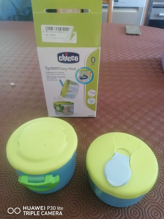 Caixa para leite em pó