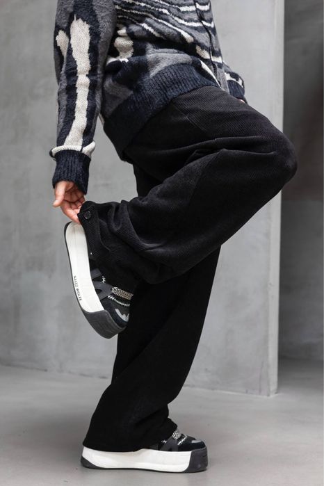 Штани baggy вельветові вільного крою