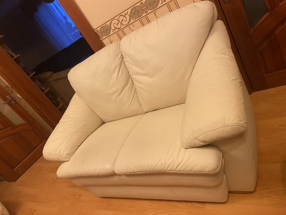 Диван Шкіряний 3+2 Розкладний LongLife