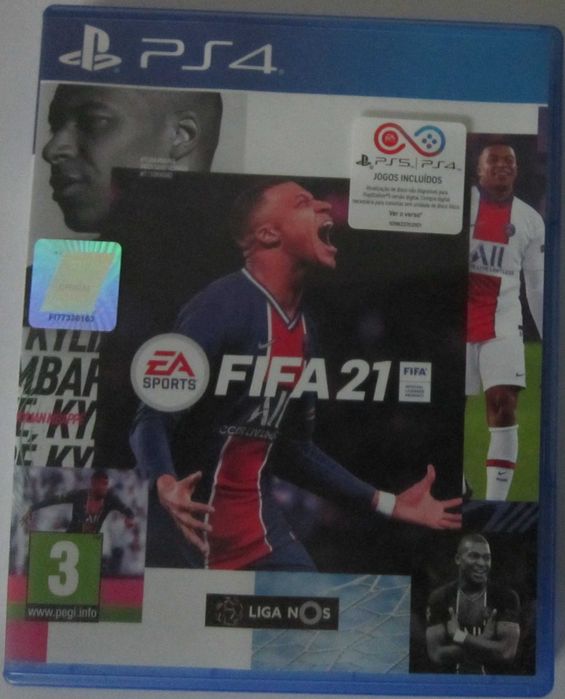 FIFA21 com código ADIDAS/FIFA e vinheta para troca.