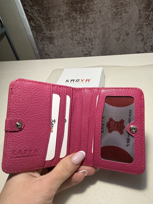 Гаманець Karya рожевий