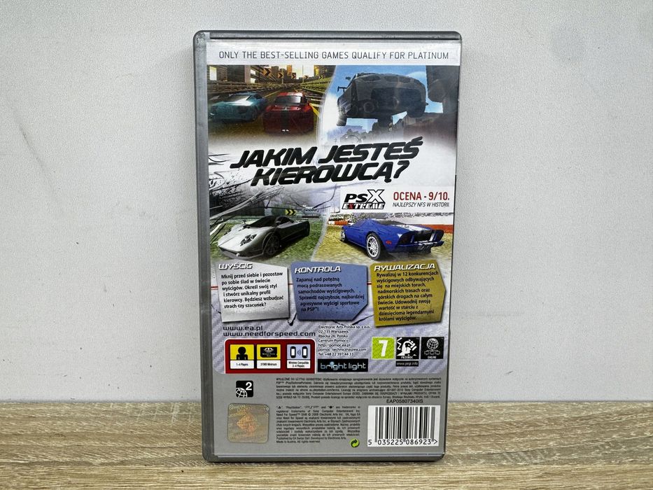 Gra need for speed shift psp