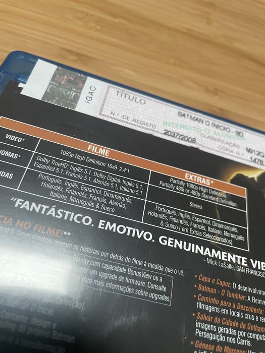 Batman Trilogia Bluray