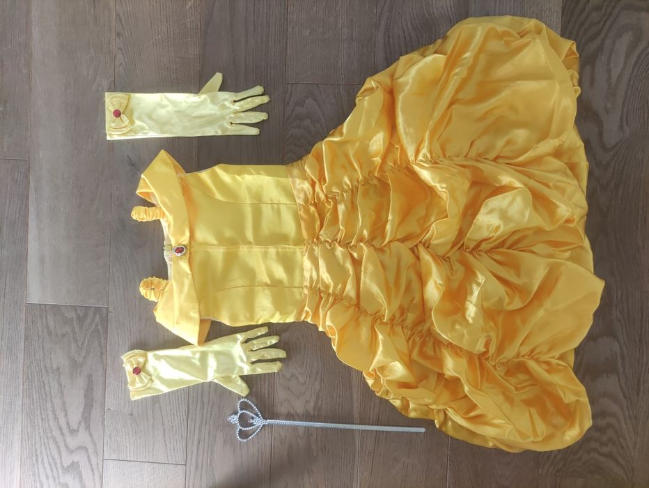 Sukienka strój Bella karnawał Halloween Disney