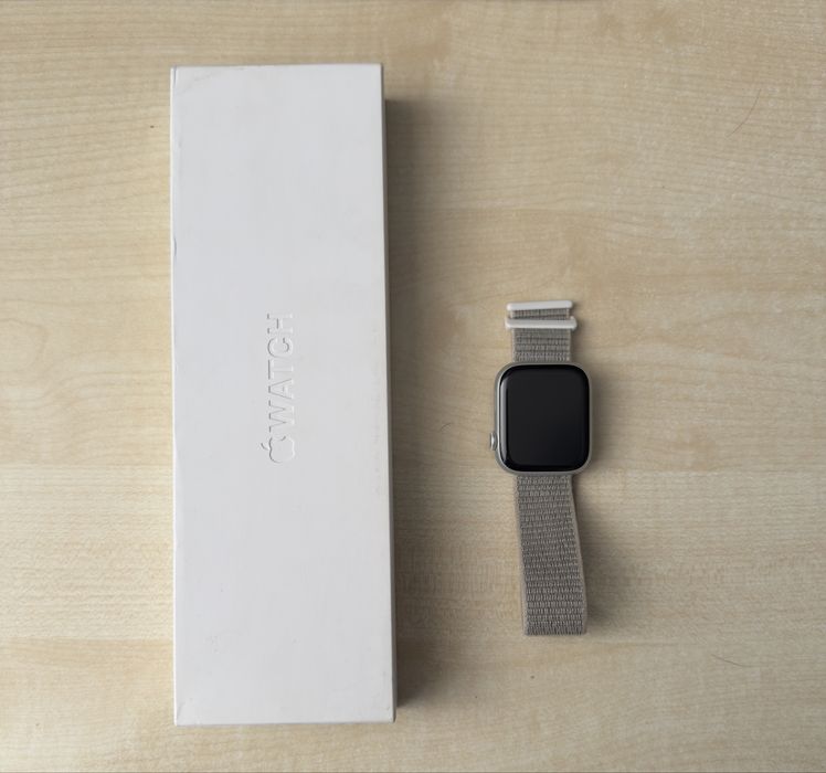Apple Watch 9, 45mm, Cellular, szary