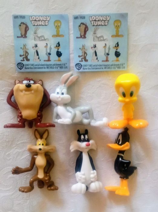 nowy, zestaw, figurki, bajka, zwariowane melodie, królik Bugs, Tweety