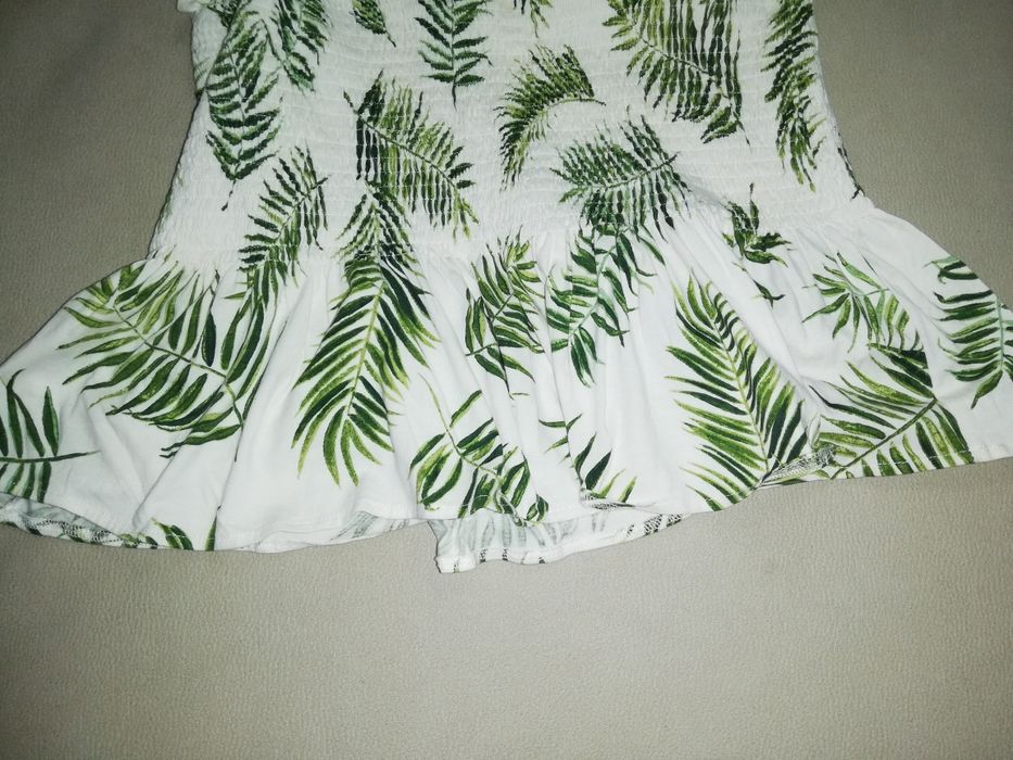 Top verde e branco da H&M