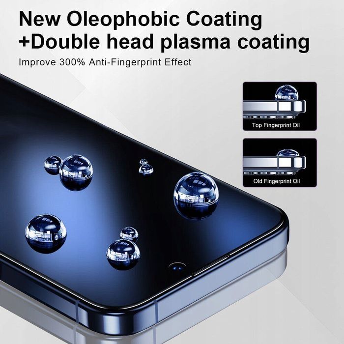 Szkło hartowane z aplikatorem iPhone 14 Pro Max Yangpol SUPER OCHRONA