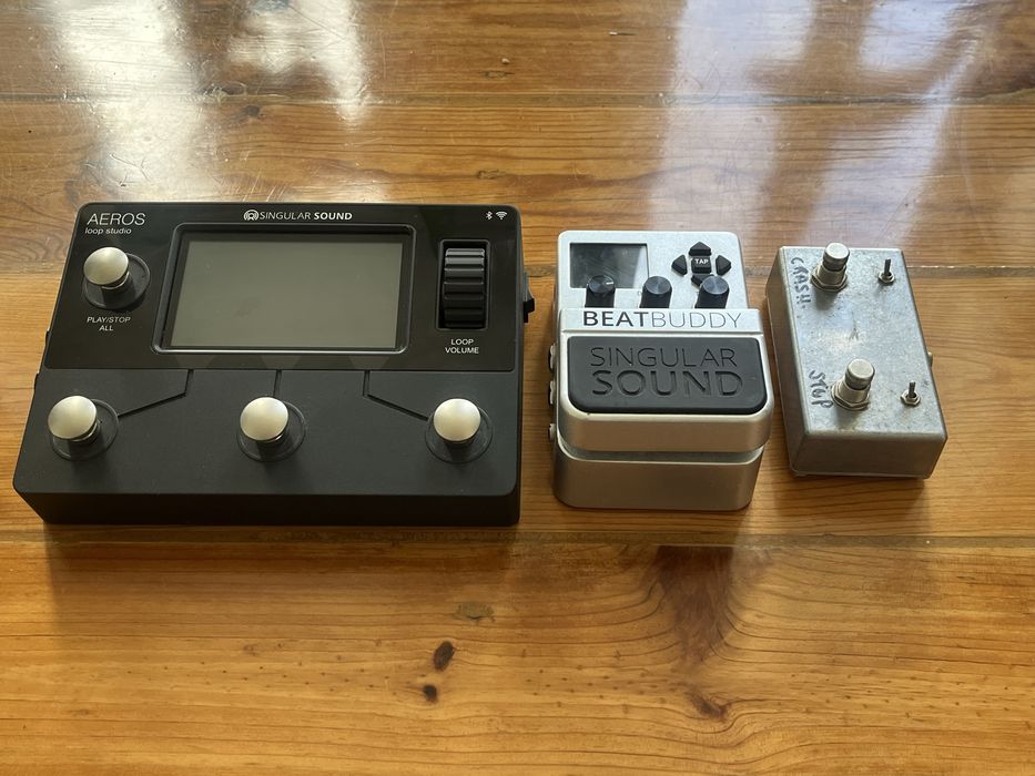 Singular Sound Aeros Loop Studio + BeatBuddy Drum Machine