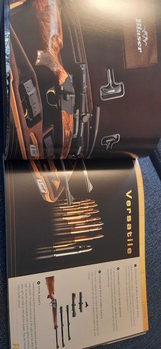 stary katalog broni myśliwskie blaser R8 - dla kolekcjonerów