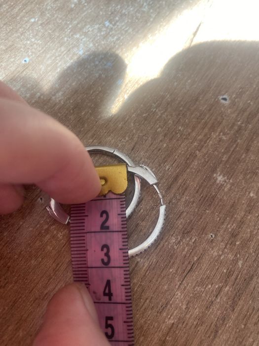 Серьги конго серебро 925 проба