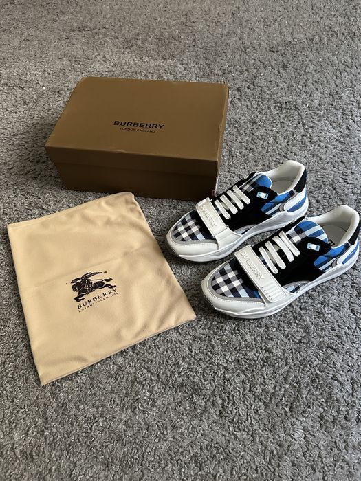 Кросівки burberry ramsey blue