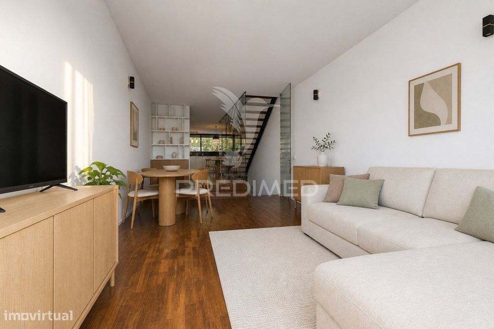 Andar moradia duplex - com vista para o Rio Cavado