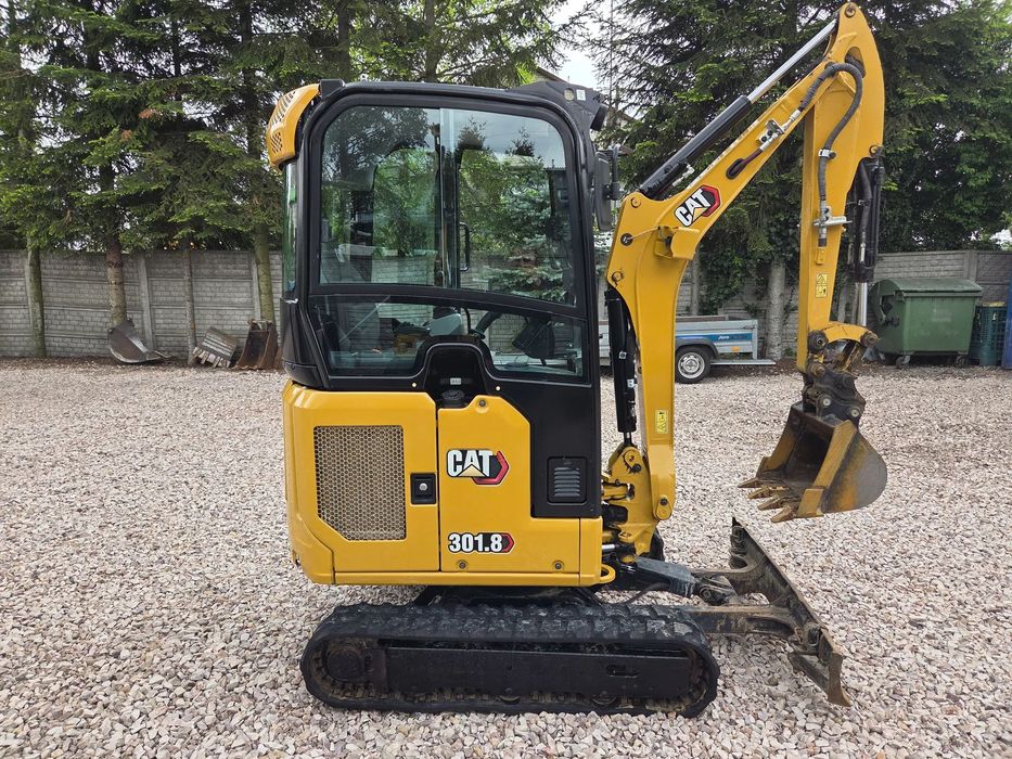 Caterpillar 301.8, KLIMATYZACJA , 2 TONY,  GWARANCJA  12 mcy  Faktura vat 23%, Gwarancja 12 miesięcy