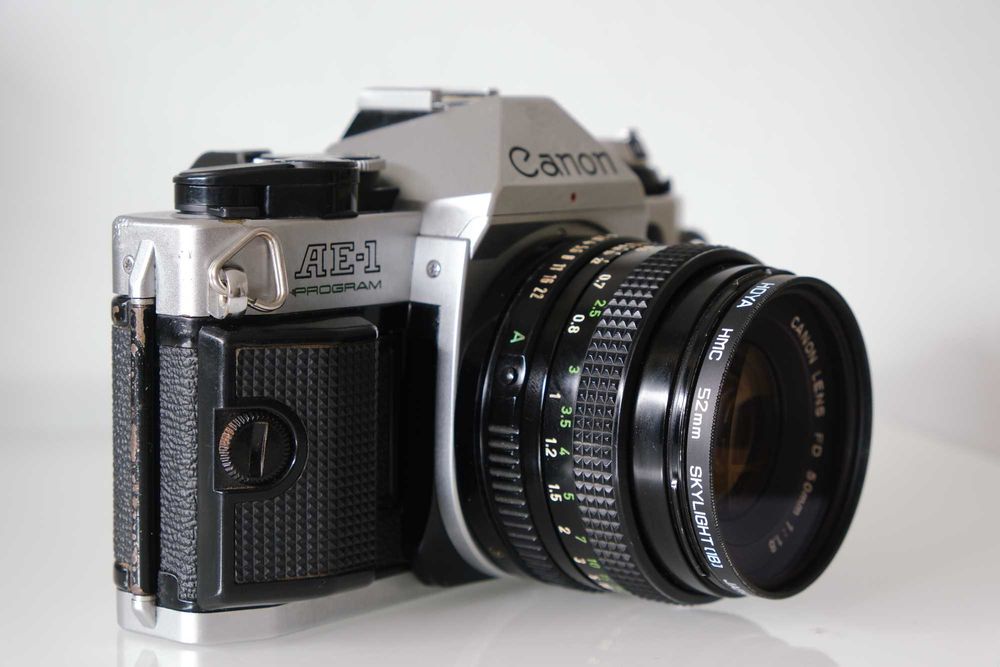 Câmara Fotog. Analógica - Canon AE1 Program + Obj. Canon 50MM F1.8