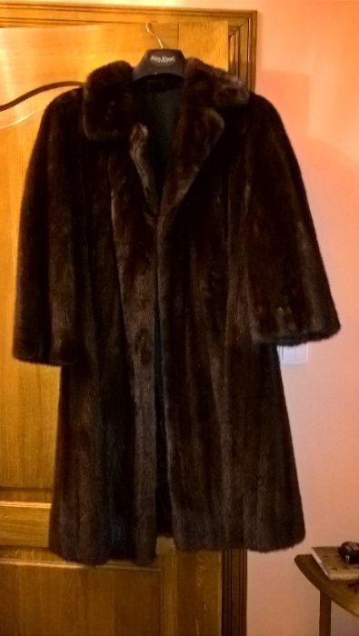 Futro z norek ekskluzywne SAGA MINK
