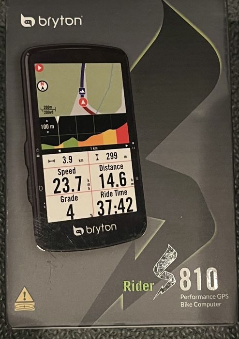 NOWY Komputer Rowerowy Gps Bryton Rider S810