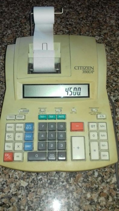Registadora citizen 350 dp.