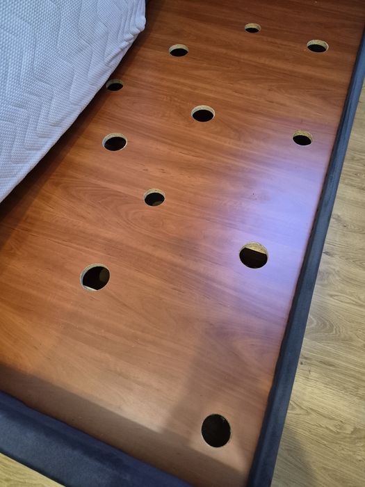 Łóżko tapicerowane 90x200 z materacem