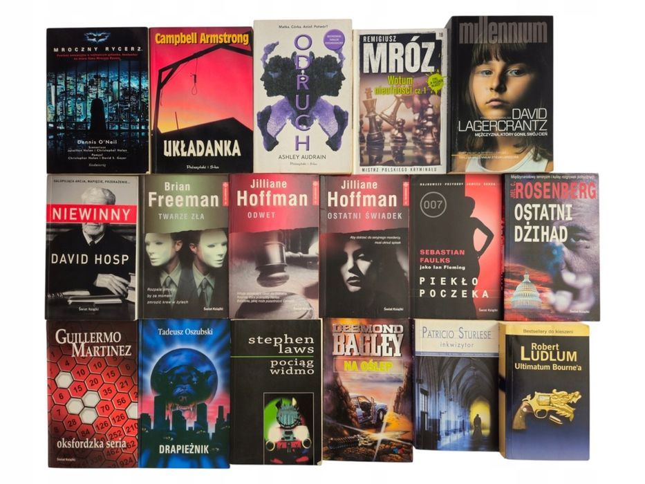 17x Hoffman Mróz Freeman Lagercrantz Ludlum Bailey Thrillery