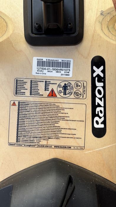 Promocja!! Jak nowa - deska elektryczna RazorX Cruiser.