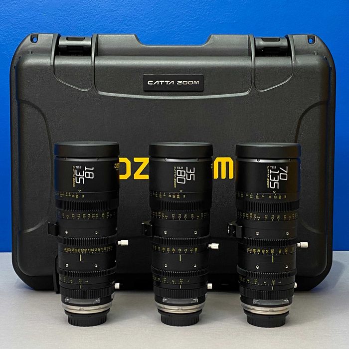 DZOFilm Catta Zoom 18-35mm | 35-80mm | 70-135mm T2.9 | Sony FE | NOVAS