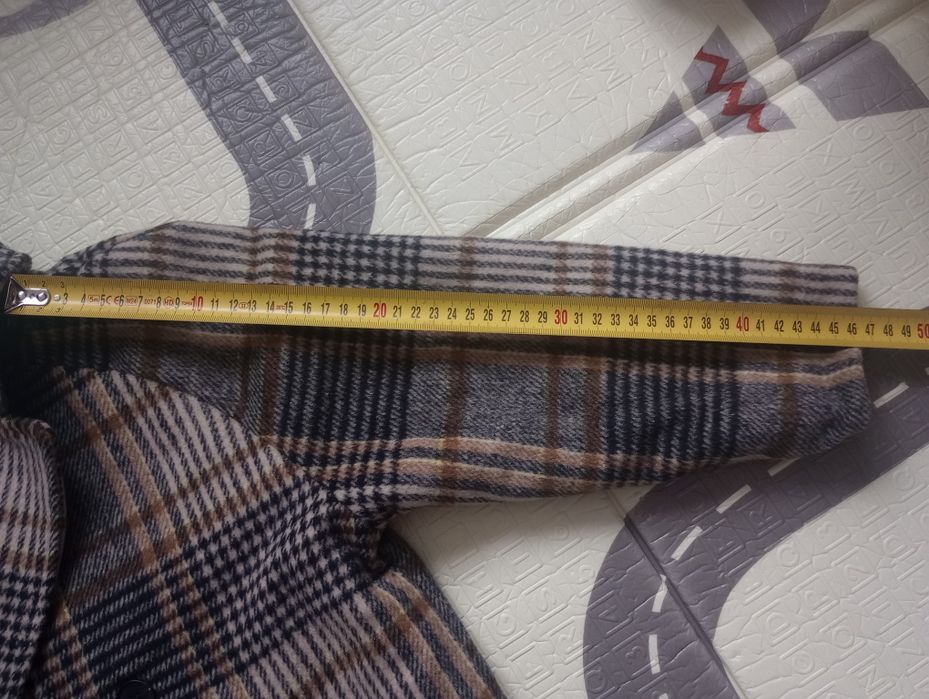 Płaszcz chłopięcy w kratę Sinsay 116