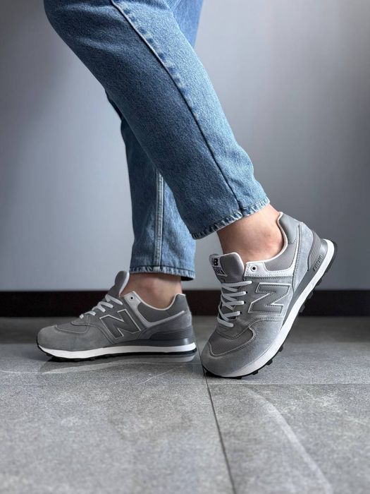 Кросівки Кроссовки New Balance 574 Grey Сірий Серый Кросовки повсякденні