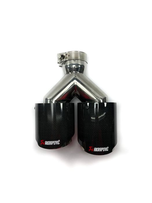Насадки глушителя akrapovic выхлопная акрапович audi vw porsсhe bmw
