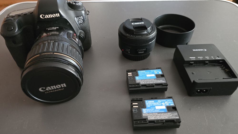 Canon 6D, пробіг 165415 кадрів,  2 оригінальні батареї. зарядка.