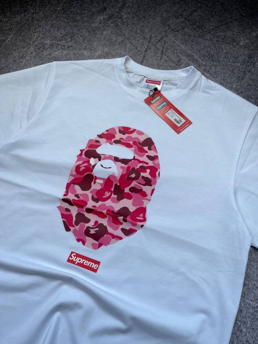 Футболка Суприм & Бейп (Supreme & Bape)