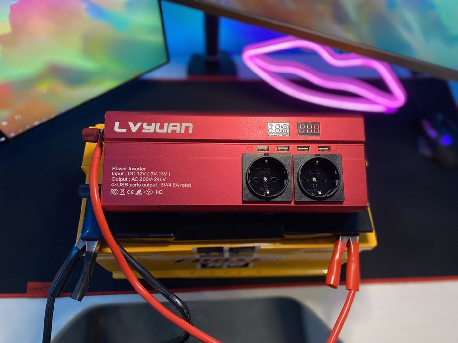 Инвертор 2000w 2kw 12v-220v / інвертор/ перетворювач/ преобразователь