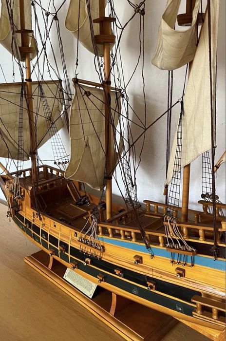 Kolekcjonerski Galeon Hiszpański – Duży Drewniany Statek XXL