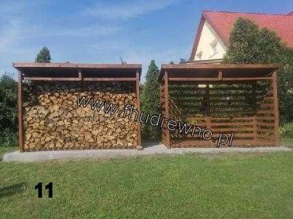 Drewutnia schowek na drewno przechowywanie drewna