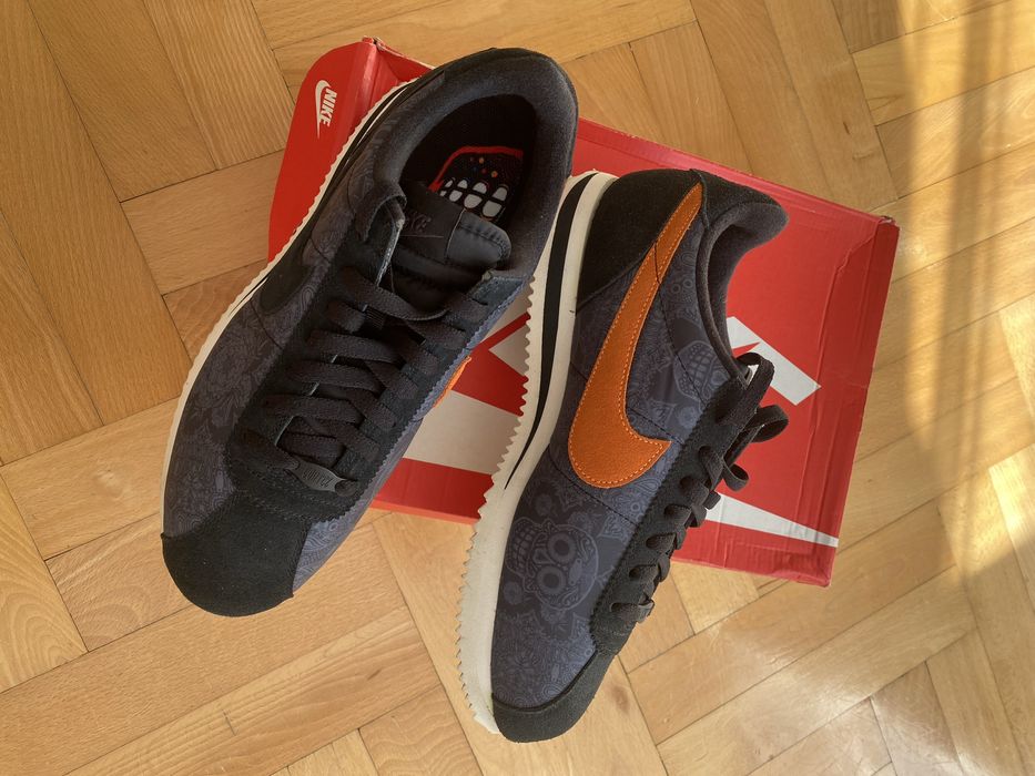 nike cortez basic premium qs day of the dead 2015 us9 nowe