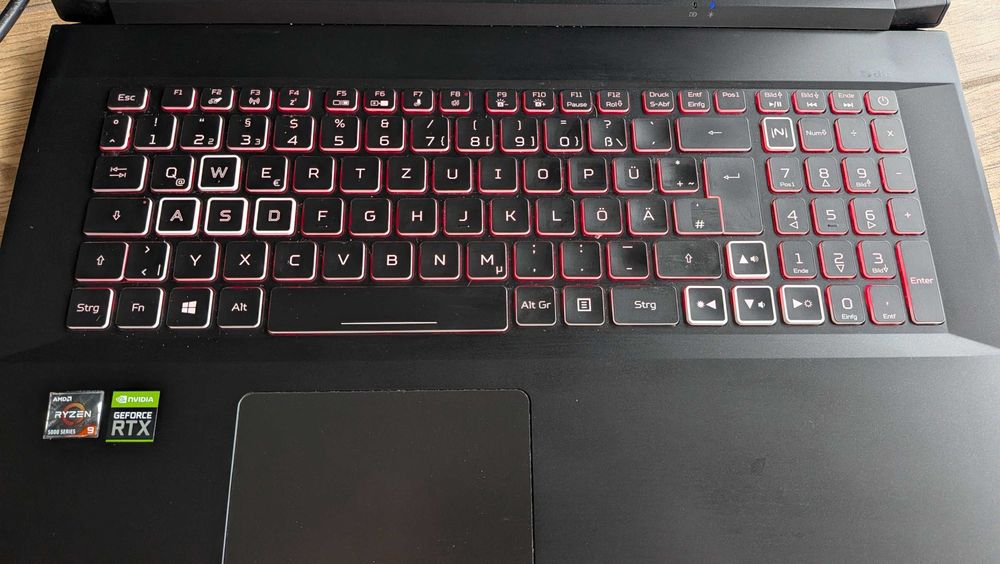 Acer Nitro 5 AN517-41 (RTX 3080, Ryzen 9 5900HX, 32GB, 512GB SSD, 17")