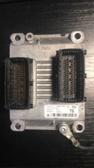 0261208256 55353612 TS Блок управления двигателем Opel Corsa Combo 1.4