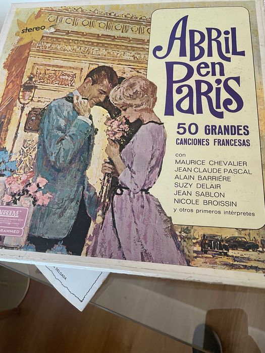 Vinil " Abril en Paris" - (4 discos)