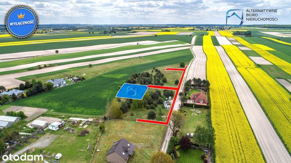 Zaciszna działka blisko lasu