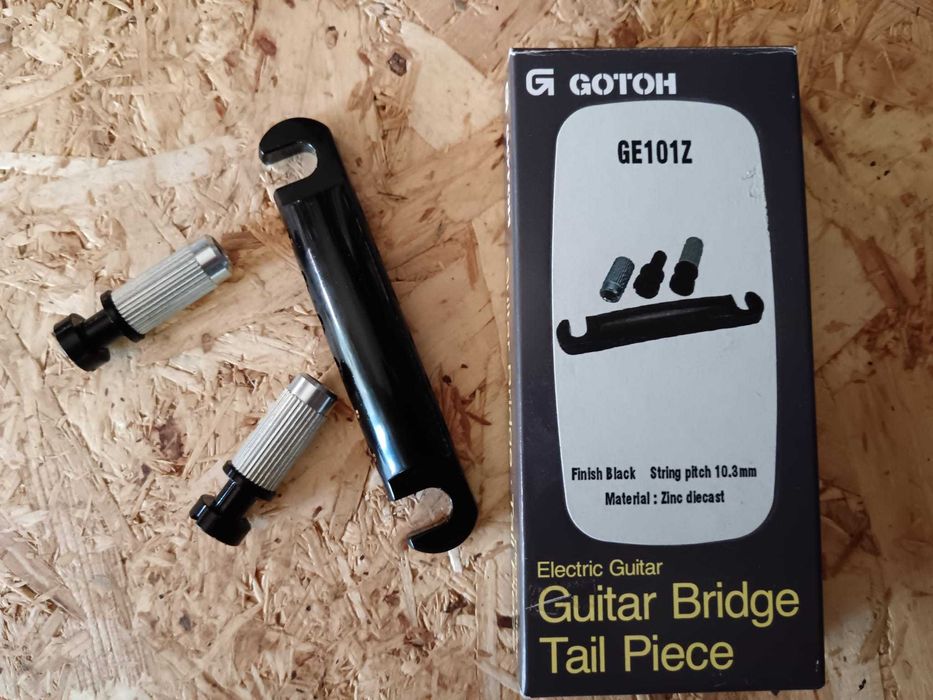 Gotoh GE101Z Stop Tailpiece Black Les Paul style