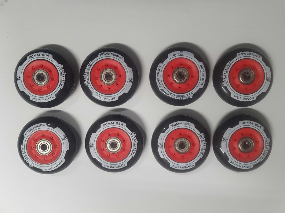 Kółka do rolek Powerslide 80mm/85A NOWE 8 szt.