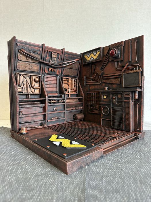 Чужой Ксеноморф диорама разборная с подсветкой