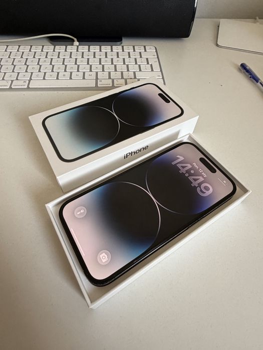 Bateria 100% iPhone 14 Pro 256gb Black