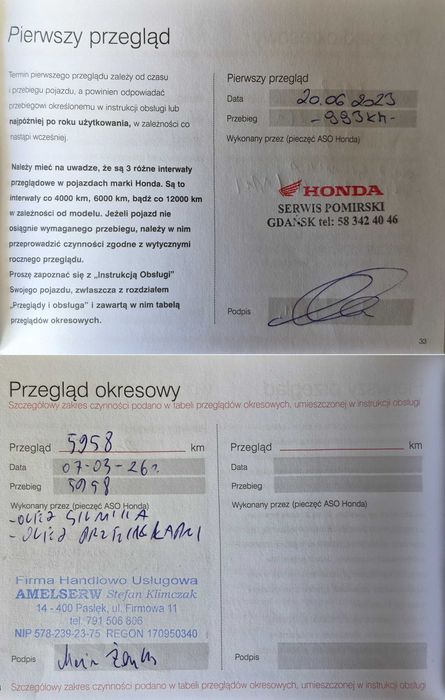 Honda NSS Forza 125AD, niski przebieg, customowe siedzisko, instrukcja serwisowa gratis