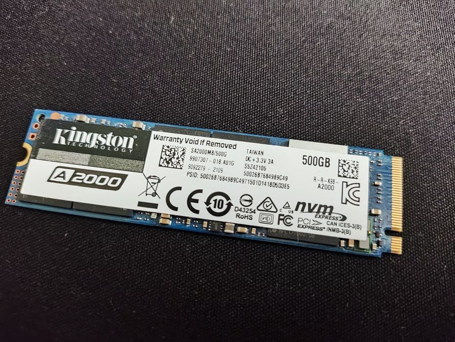 SSD Kingston A2000 500GB NVMe M.2