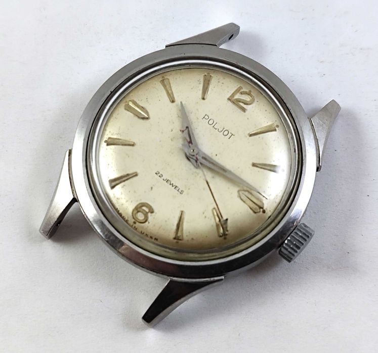 Редкие Полет Poljot 22 jewels. Аналог часов Родина. Нержавеющая сталь.