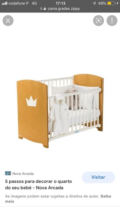 Cama grades little king Zippy 60x120 (inclui colchão)