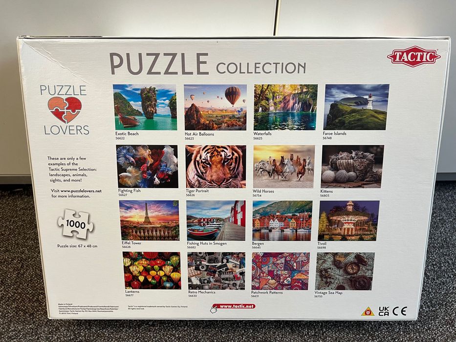 Puzzle 1000 elementów