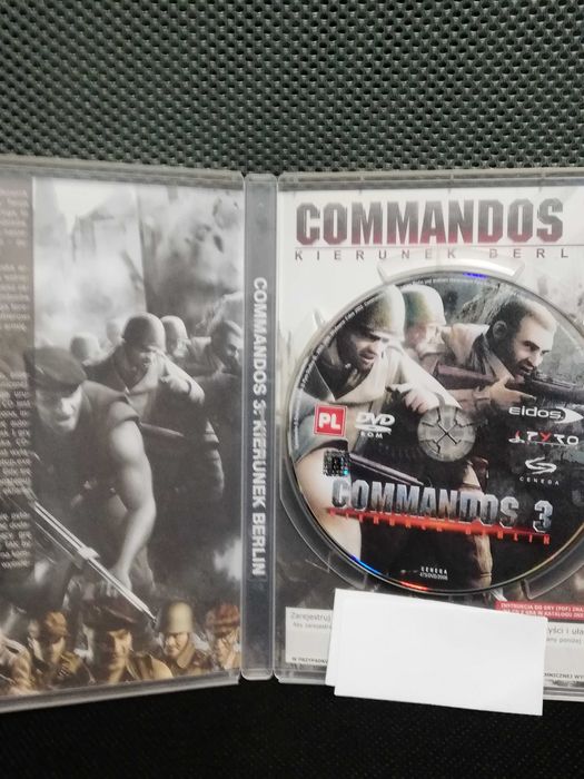 Gra na komputer Commandos 3 Kierunek Berlin po polsku Win 10