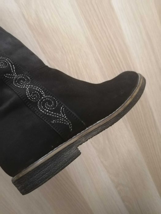 Kozaki skórzane welna owcza ideał r. 38/39